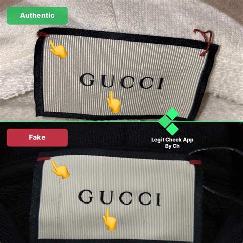 gucci fake jacke|gucci neck tag.